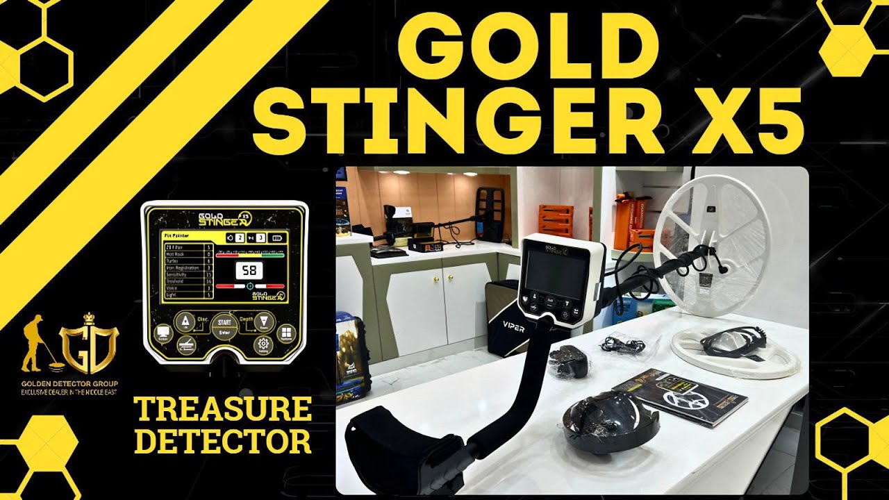 Gold Stinger x5 treasure metal and gold detector | extraordinary metal detector features