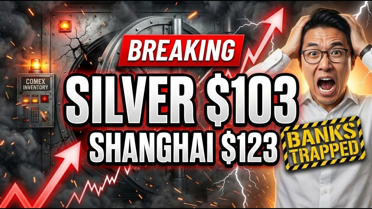 BREAKING: Silver EXPLODES to $103—Shanghai Hits $123 (Banks TRAPPED)