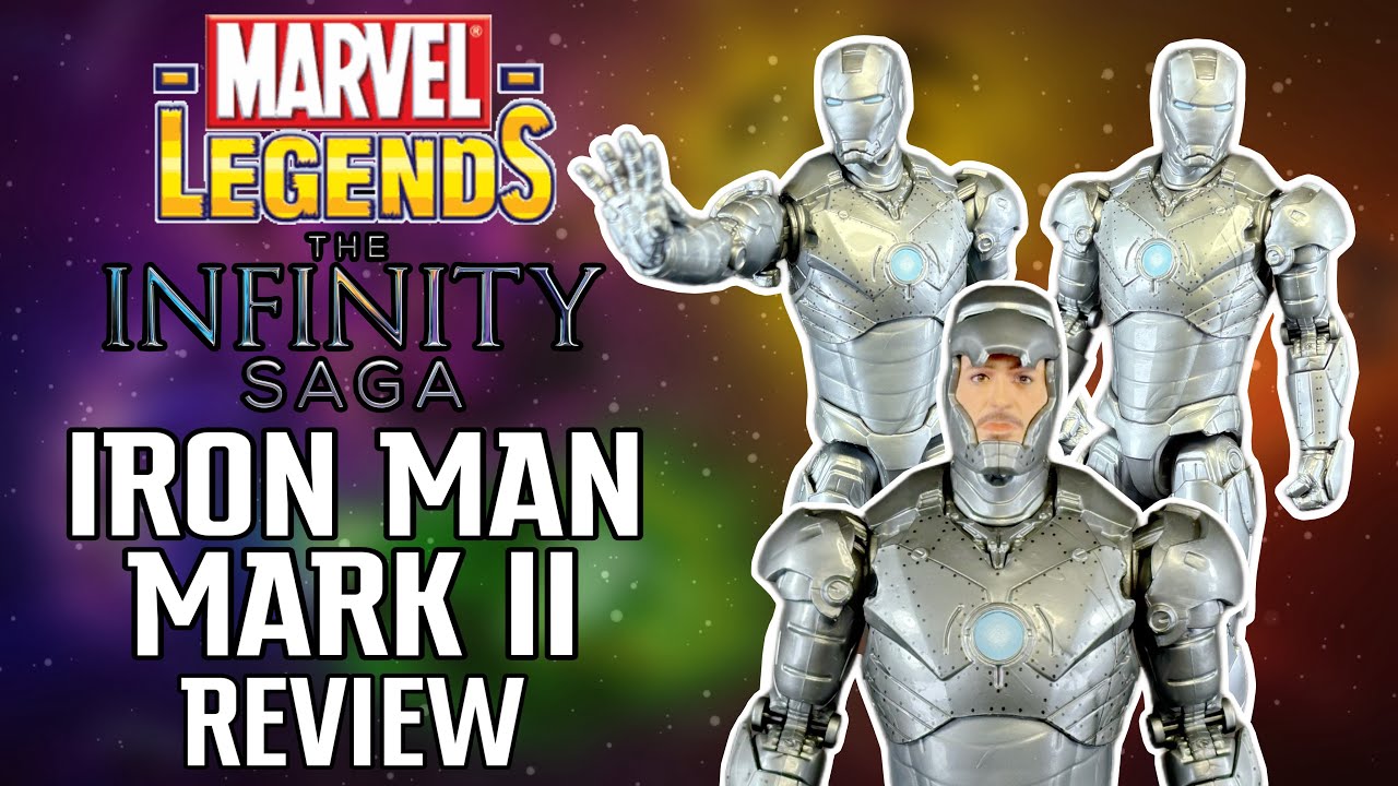 Marvel Legends INFINITY SAGA IRON MAN MARK II Action Figure Review