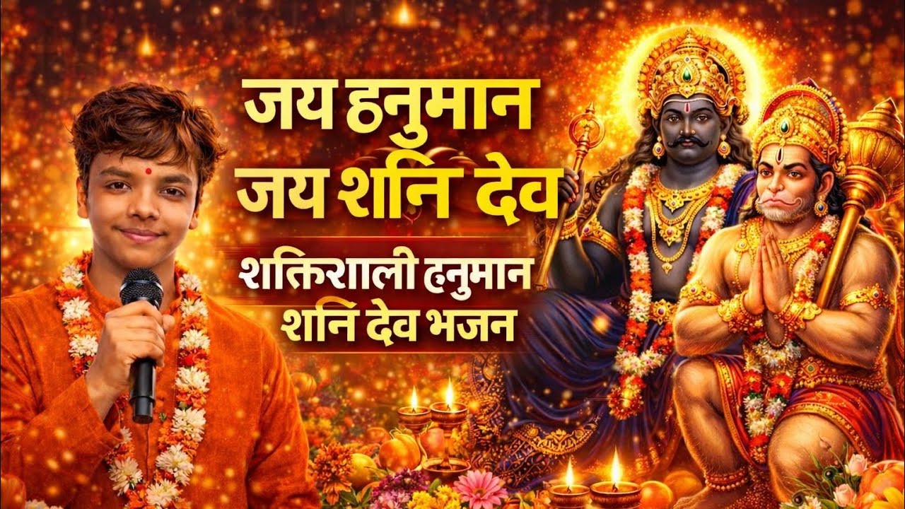 🙏जय हनुमान जय शनि देव🚩शक्तिशाली हनुमान शनि देव भजन🔥भजन सुनते ही सारे कष्ट मिट जाएंगे🪔DeepakSinger967