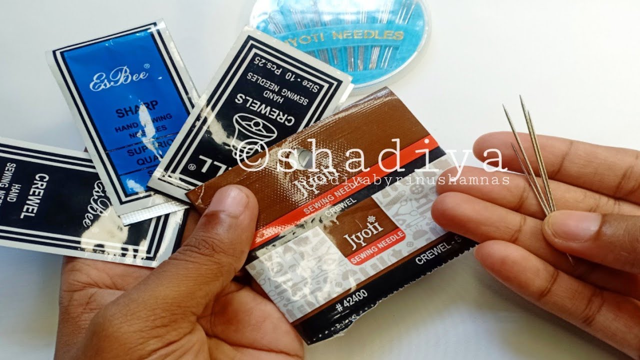 Hand embroidery Needles|needle used for hand embroidery:hand embroidery basics