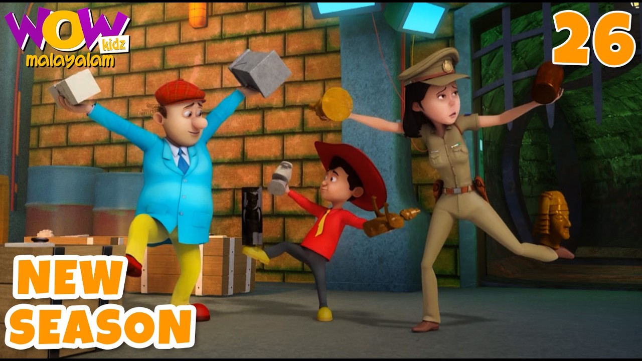 പുരാതന തീഫ് | The Antique Theif Chalaak Chor | Chacha Bhatija New Season | Malayalam Kids Cartoon