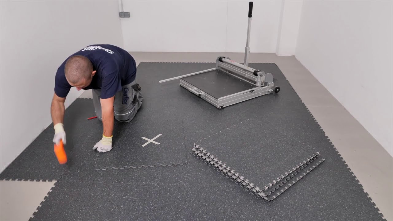 Gerflor Attraction - Pose clipsée Dalles Queues d'Aronde