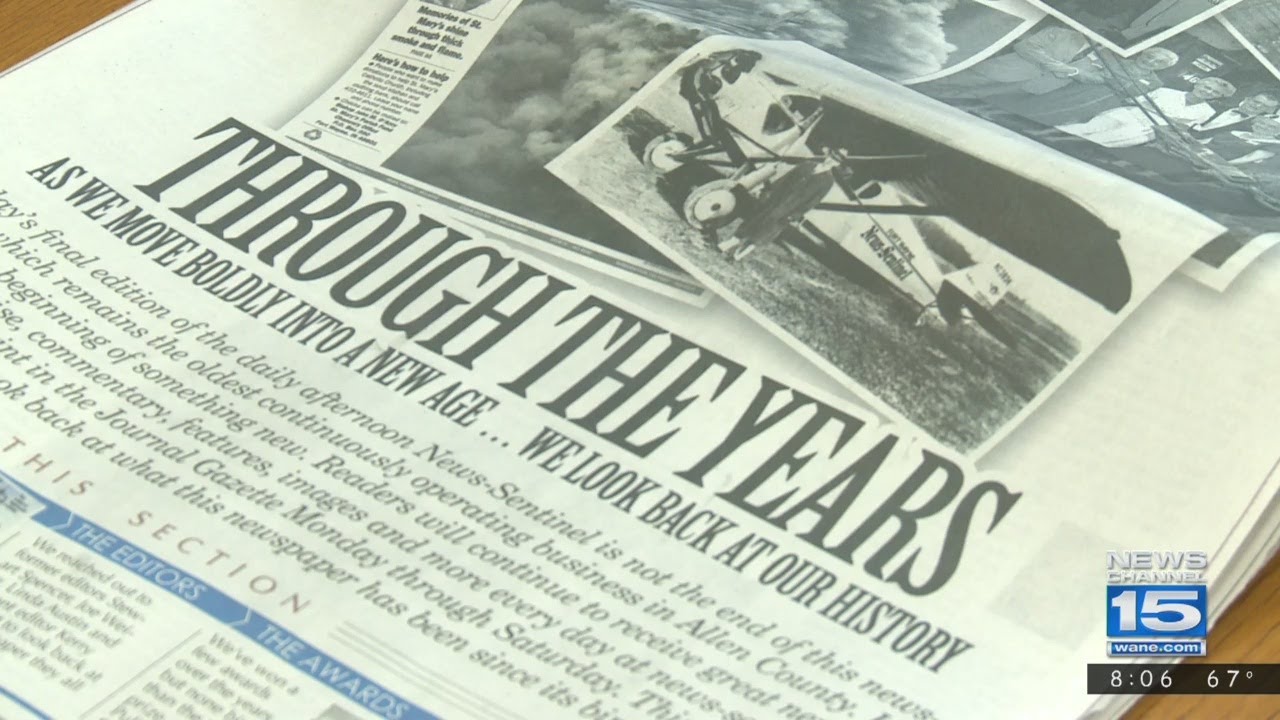 News-Sentinel Prints Final Edition