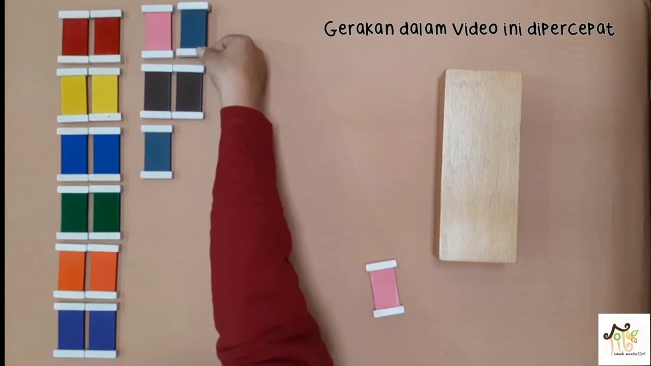 (Part 2) Kotak Warna 2 - Colour Box 2 Matching - Tutorial Montessori Area Sensorial