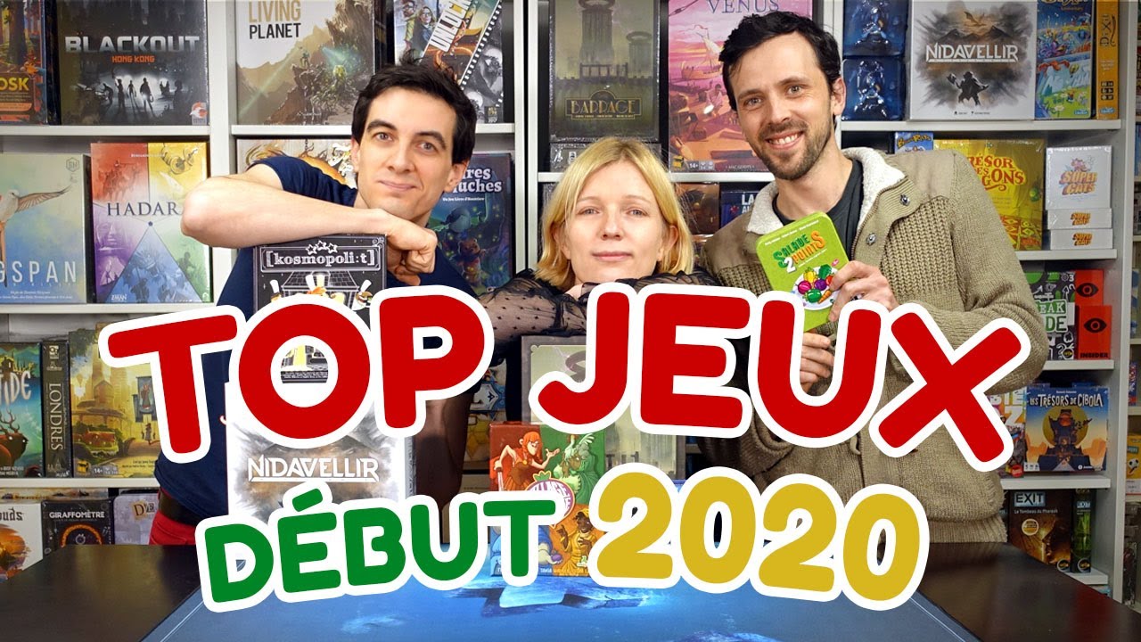 Les meilleurs jeux de société de début 2020