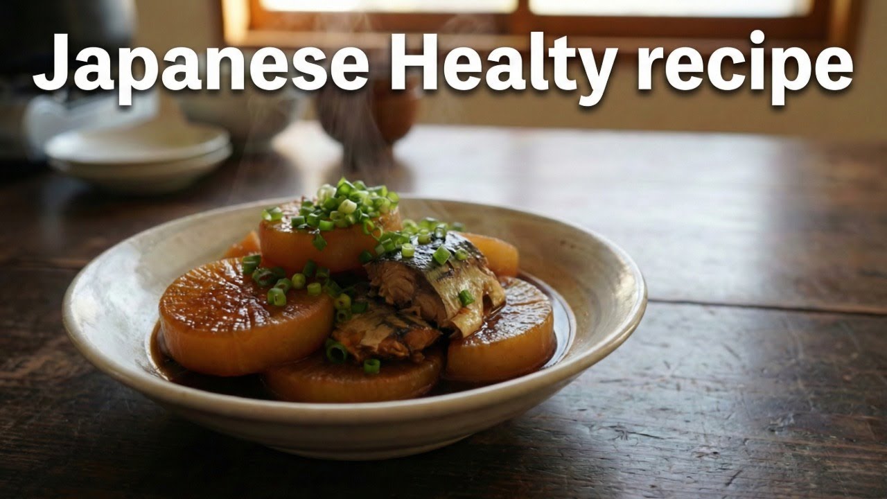 Japanese Chef’s Recipe｜Just Simmer 5 Minutes: Daikon & Canned Mackerel | Easy • Budget • Healthy