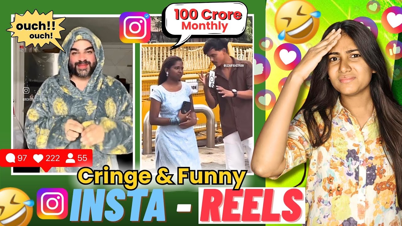 Reacting to the Funniest & Cringiest Instagram Reels Ever! 🤣😭 (Try Not to Gasp)