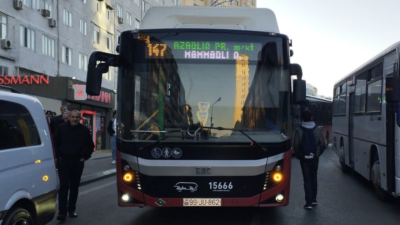 (2-ci hissə) Bakı 147 nömrəli avtobus. Səfər(M.Ə Rəsulzadə qəs ➡️ Azadlıq pr m/st)
