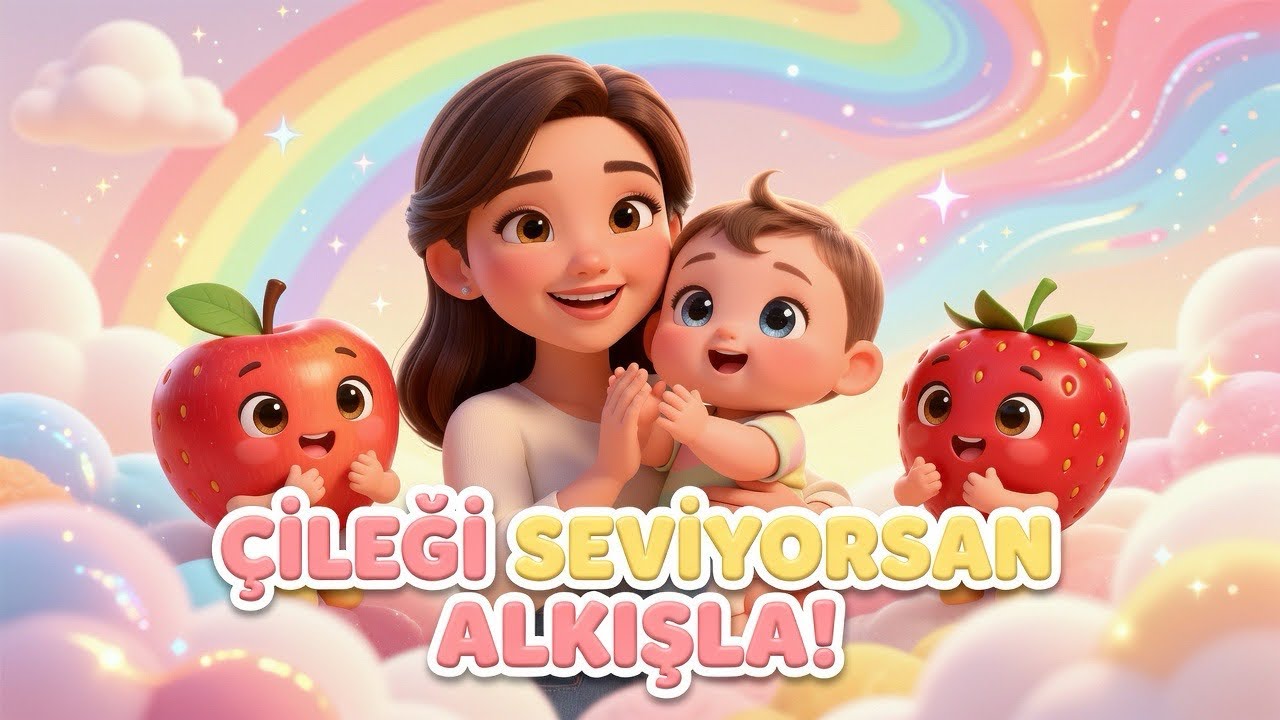 Çileği Seviyorsan Alkışla 🍓👶 | Bebek ve Anne ile Eğlenceli Çocuk Şarkısı | YouTube Kids