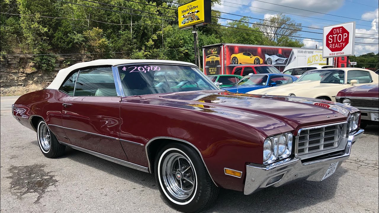 Test Drive 1970 Buick Skylark Convertible SOLD $20,900 Maple Motors #725