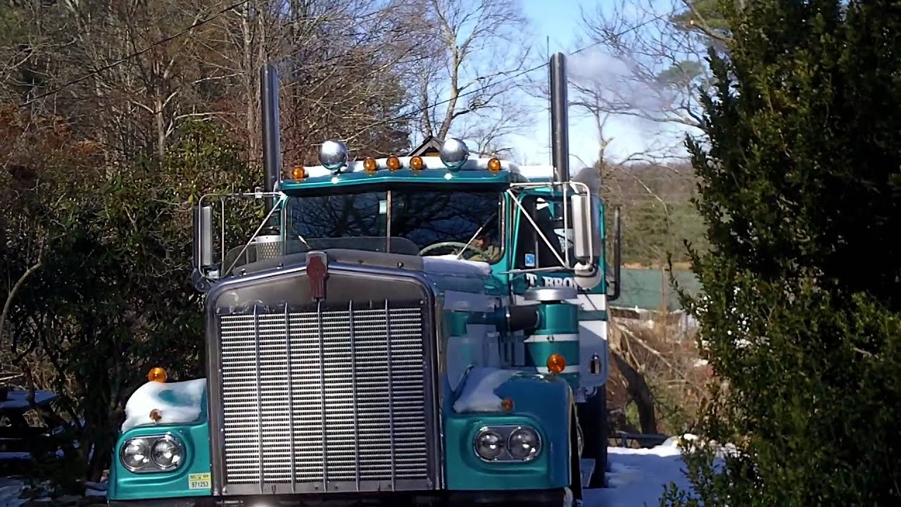 Kenworth W900A cold start 3406B