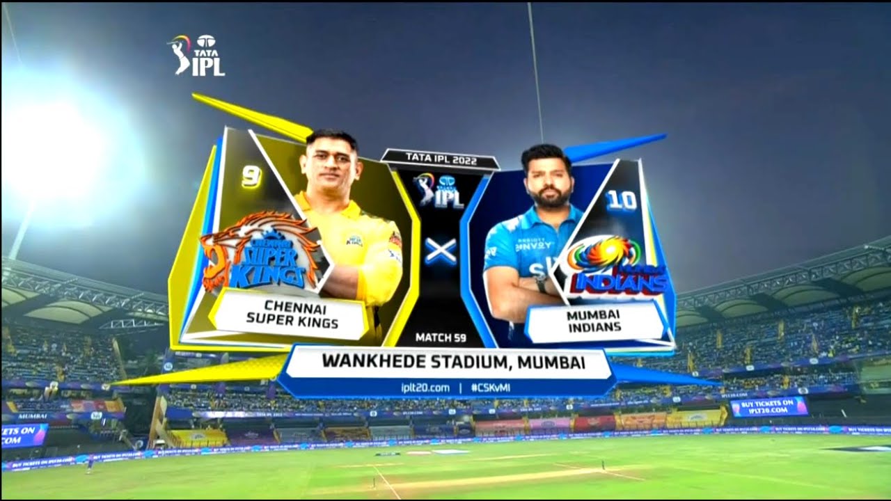 CSK VS MI 2022 Interesting Match Highlights #msdhoni  #rohitsharma  #mivscsk #ipl