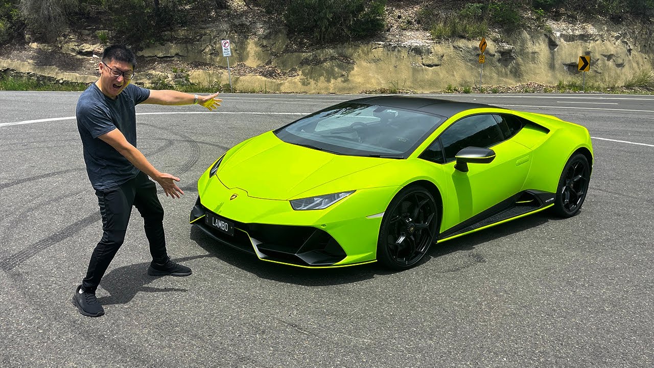 Shooting this WILD colored Lamborghini Huracan Fluo Capsule