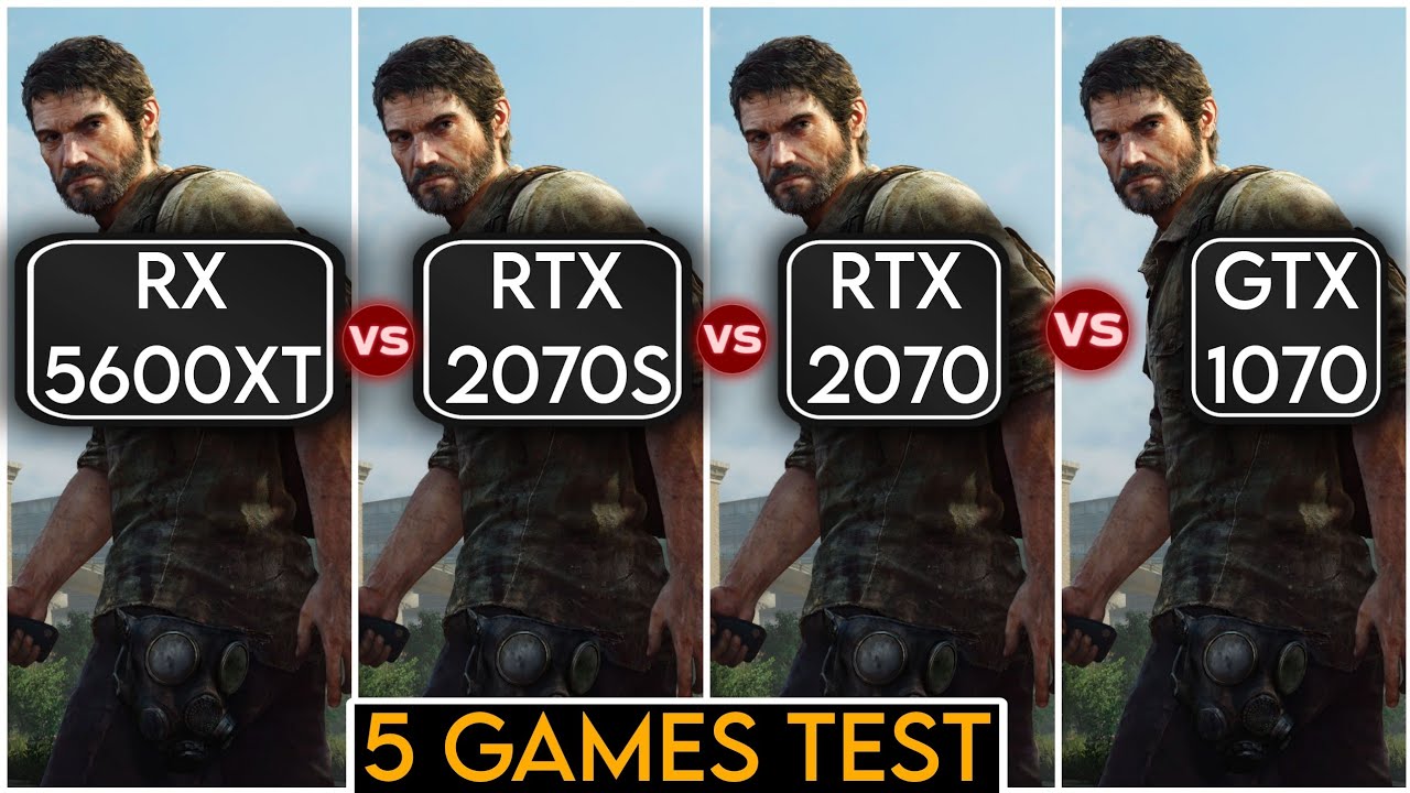 RX 5600 XT vs RTX 2070 Super vs RTX 2070 vs GTX 1070 | 5 Popular Games Test !