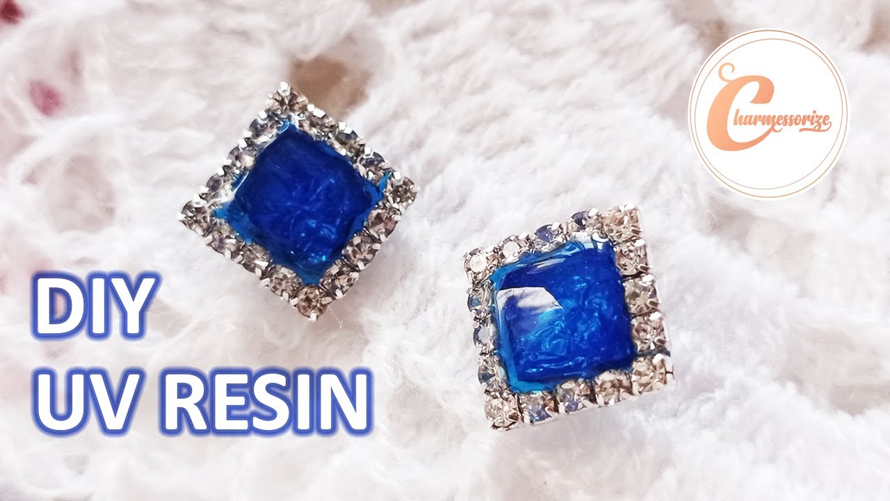 UV レジン | DIY UV Resin Craft & Accessories | HOW TO MAKE AN UV RESIN JEWELRY? | UV resin earrings