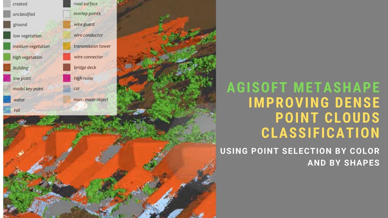 Agisoft Metashape Improving Dense Point Clouds Classification