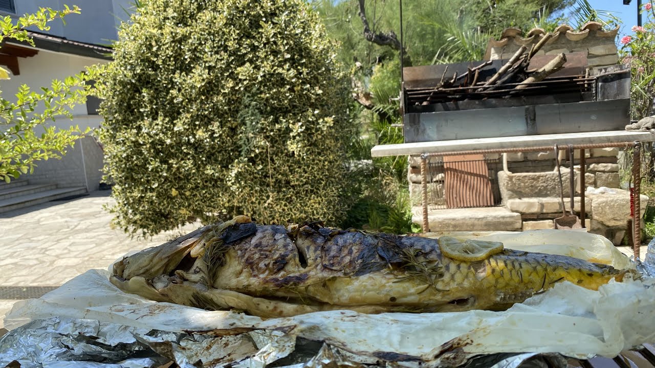 Come Cucinare una Carpa alla Brace - Come si Cucina una Carpa - Tecnica di Cottura Carpa alla Brace