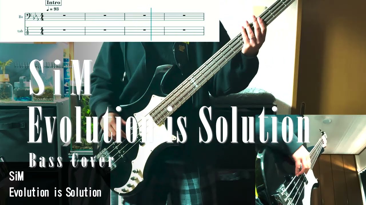 [tab譜付き]SiM/Evolution is Solution BassCover with Tabs