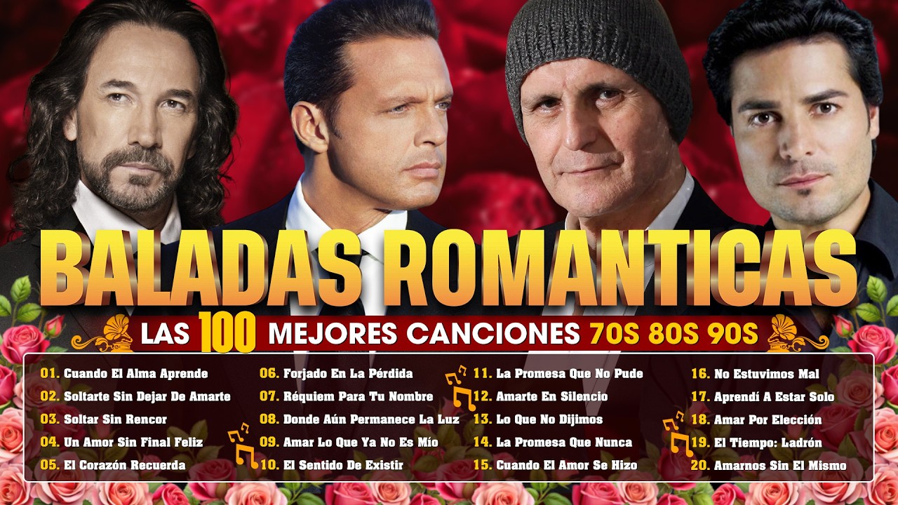 LAS 100 MEJORES BALADAS ROMANTICAS DE LOS 70 80 90 - VIEJITAS PERO BONITAS