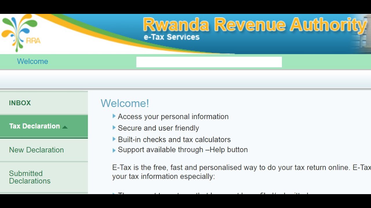 Training on Taxes Declaration RRA   day 2  CIT