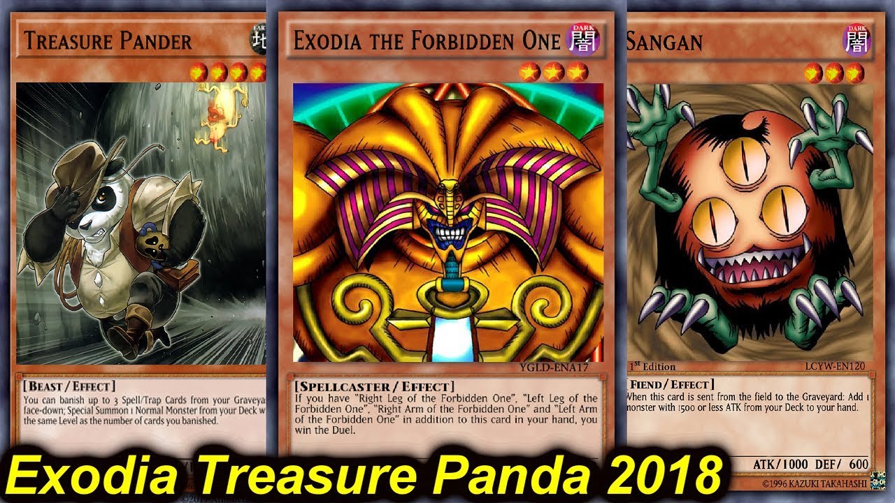 【YGOPRO】EXODIA TREASURE PANDA FTK DECK 2018