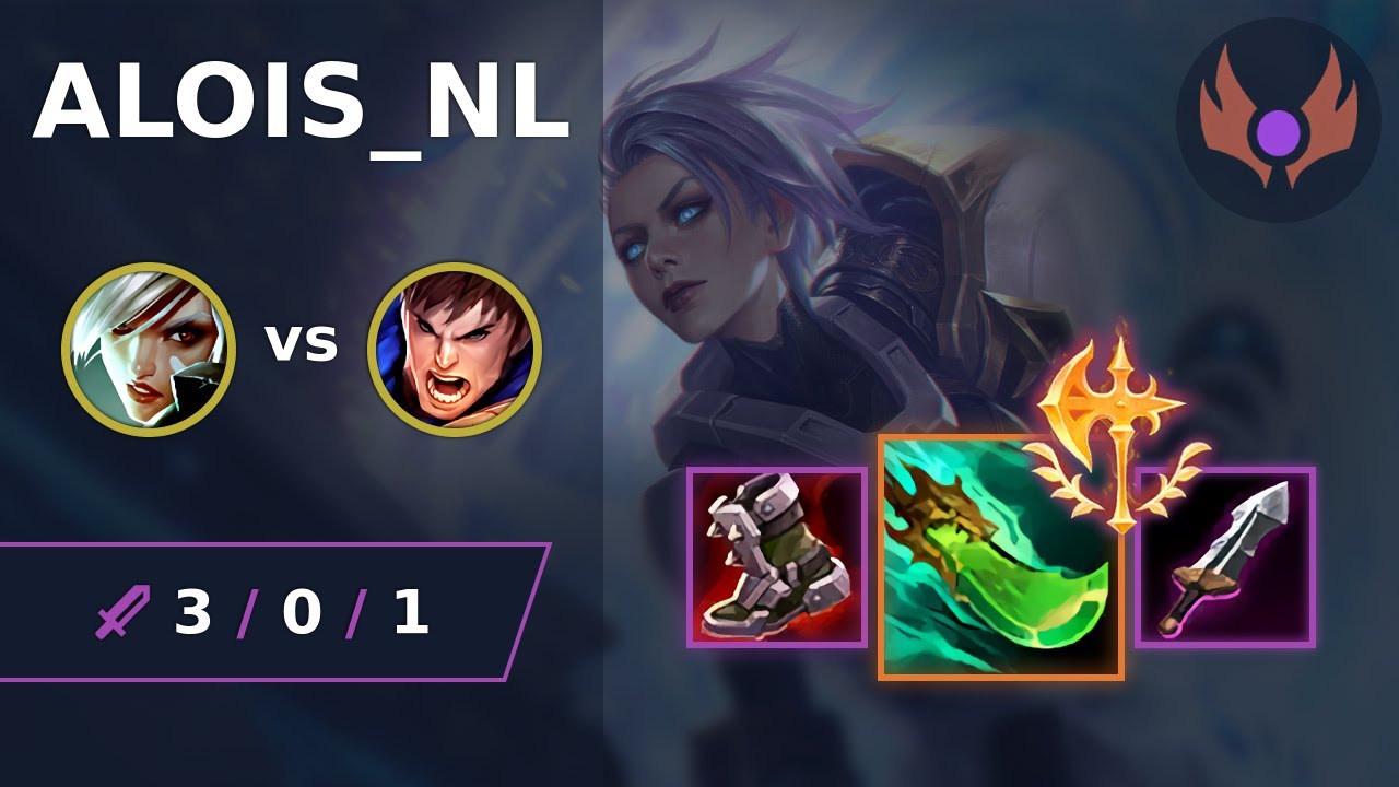 [ Alois_NL ] Riven TOP против Garen | KR MASTER | LOL Сезон 2024