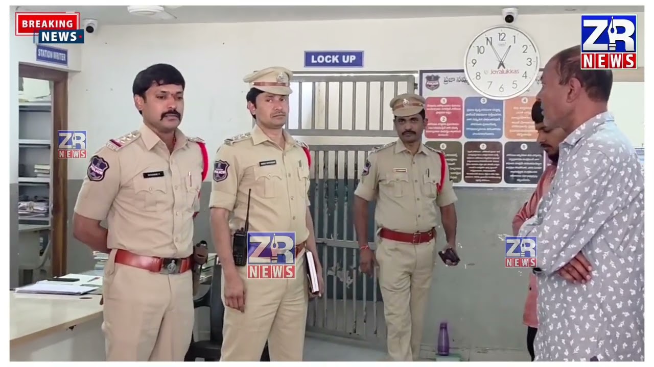 🛑 Banjara Hills SHO S.Suhasan counseling rowdy sheeters at Banjara Hills Police Station.