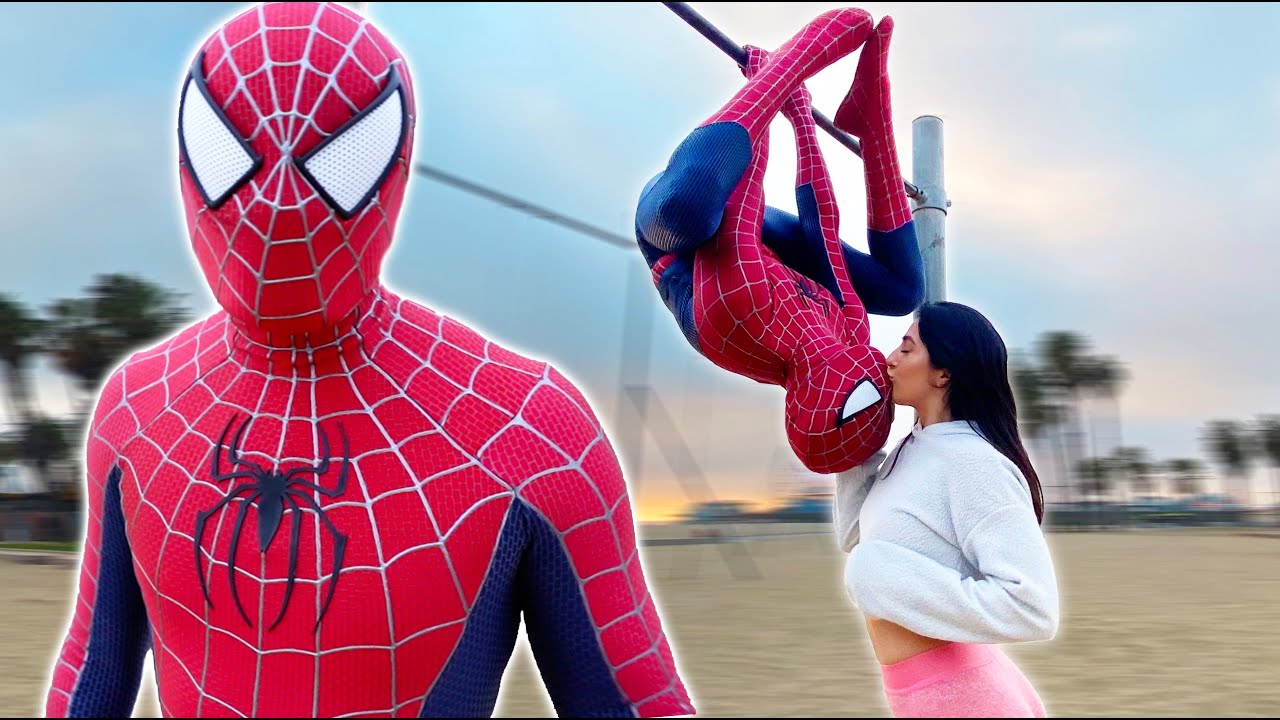 SpiderMan in REAL LIFE Public Stunt!