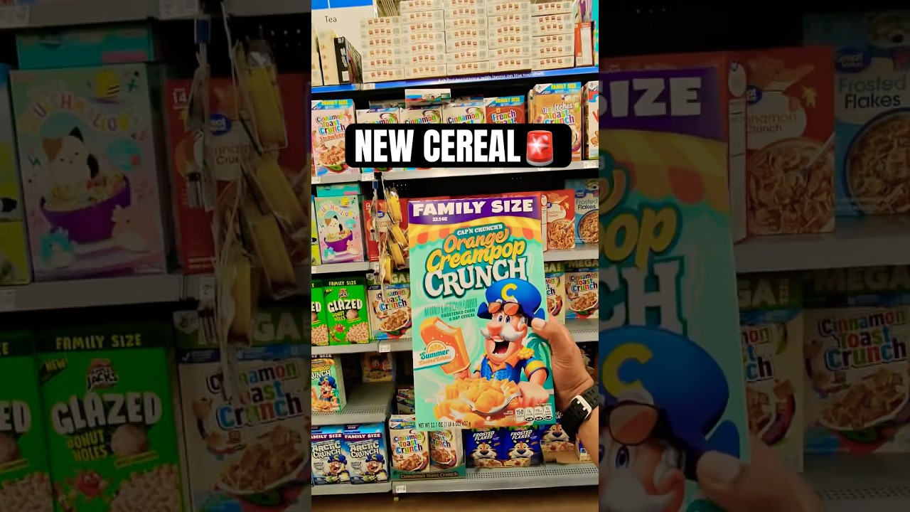 Cereal Hunting at Walmart #newcereal #groceryshopping #walmart