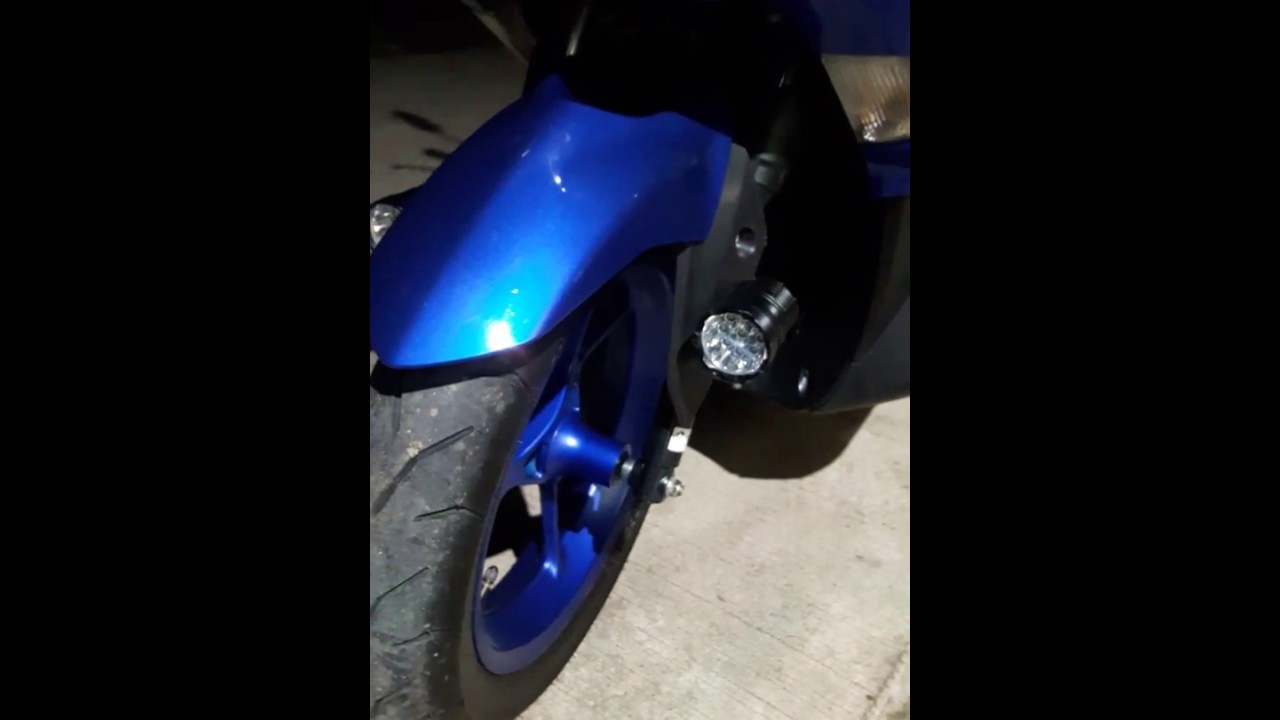 BLUEWATER LED LIGHTS 2x 90W TESTING - AEROX 155