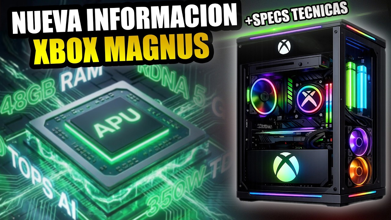 NUEVA INFORMACION SOBRE XBOX MAGNUS | FECHA, ESPECIFICACIONES TECNICAS Y MAS