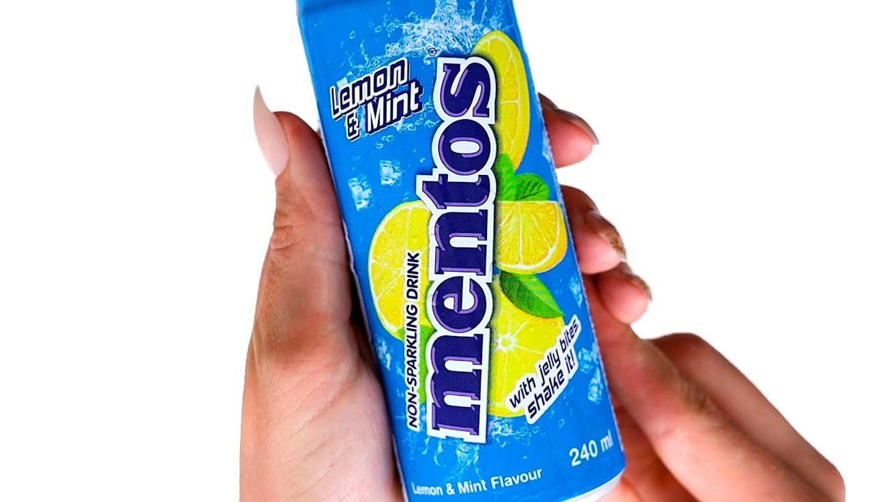 Mentos Lemon & Mint Soda
