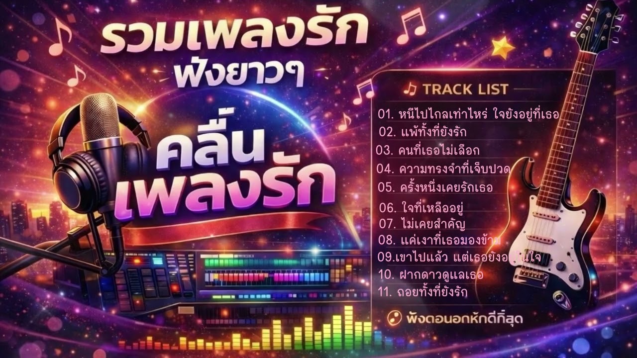 รวมเพลงรักซึ้งๆ เพราะๆ ฟังยาวๆ [2026] | เพลงรักความหมายดี ฟังแล้วใจฟู 💕-[คลื่นเพลงรัก official]