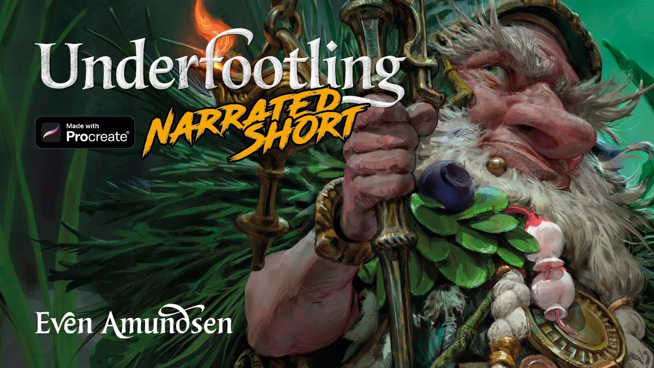 Digital Painting Process: Underfootling | TEGN | Fantasy Art