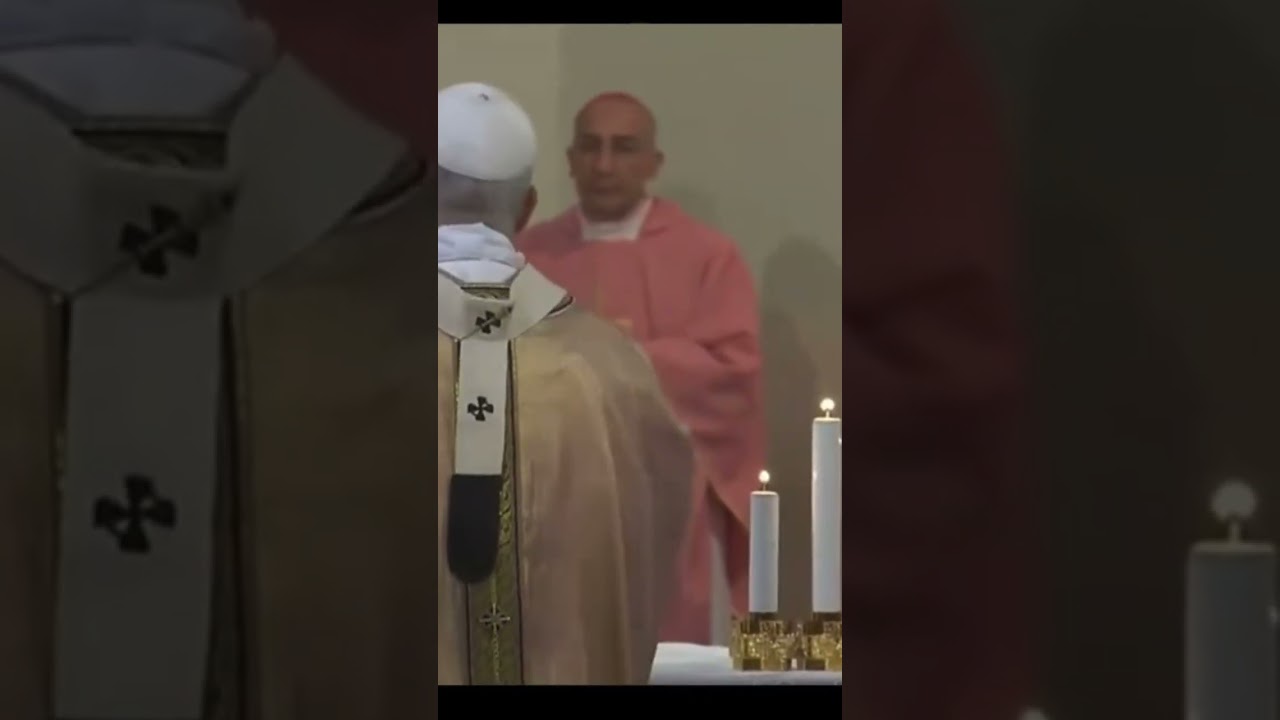 Pope Leo XIV celebrates the Holy Mass in the Church of the Sacred Heart of Jesus at Ponte Mammolo,