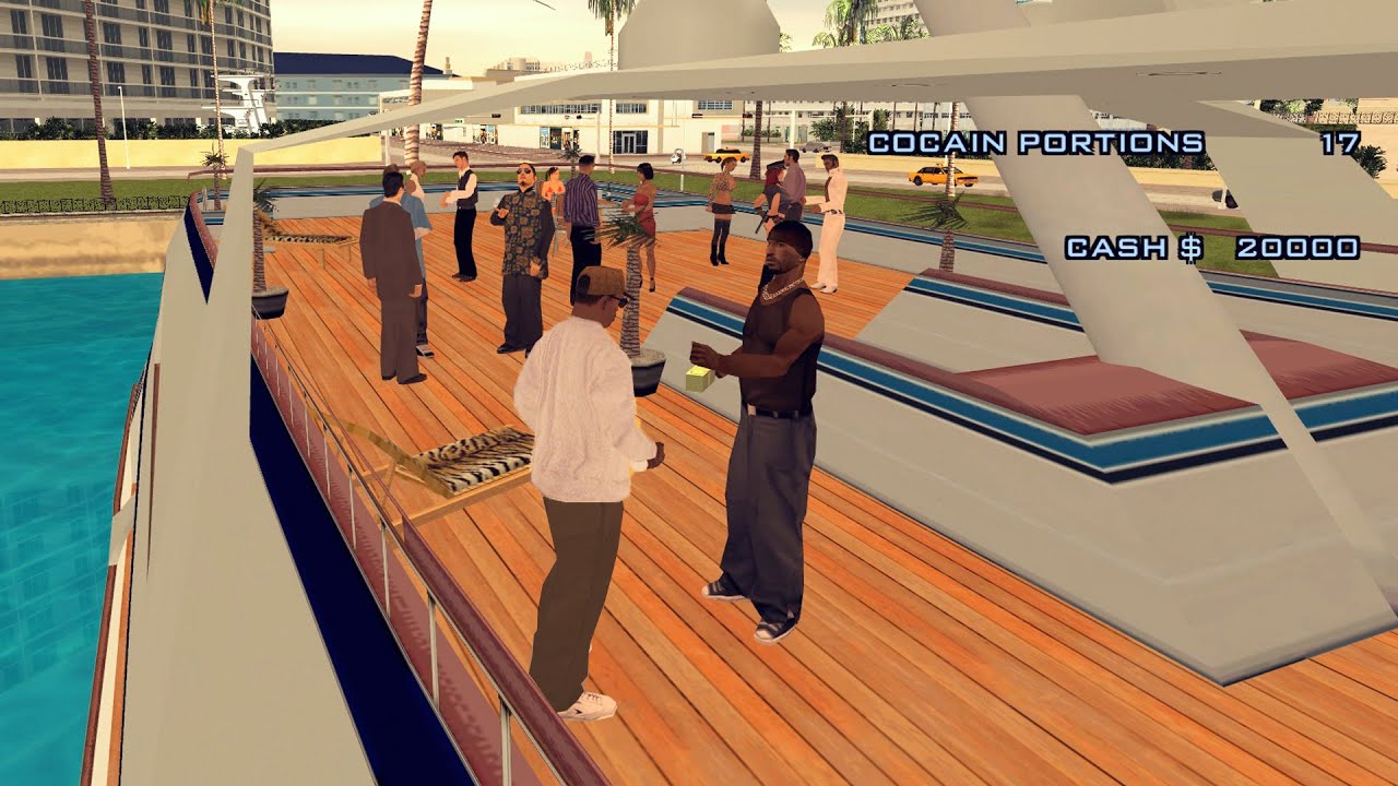 GTA San Vice - Deal or No Deal Mission, Lucky Escape from Police, Gang Wars - Part 6