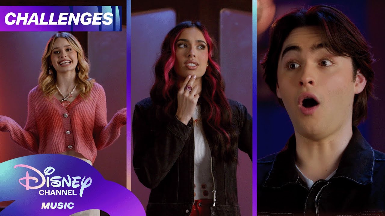 Descendants: The Rise of Red Cast Guess the Descendants Lyric! 🤭 | @disneychannelmusic