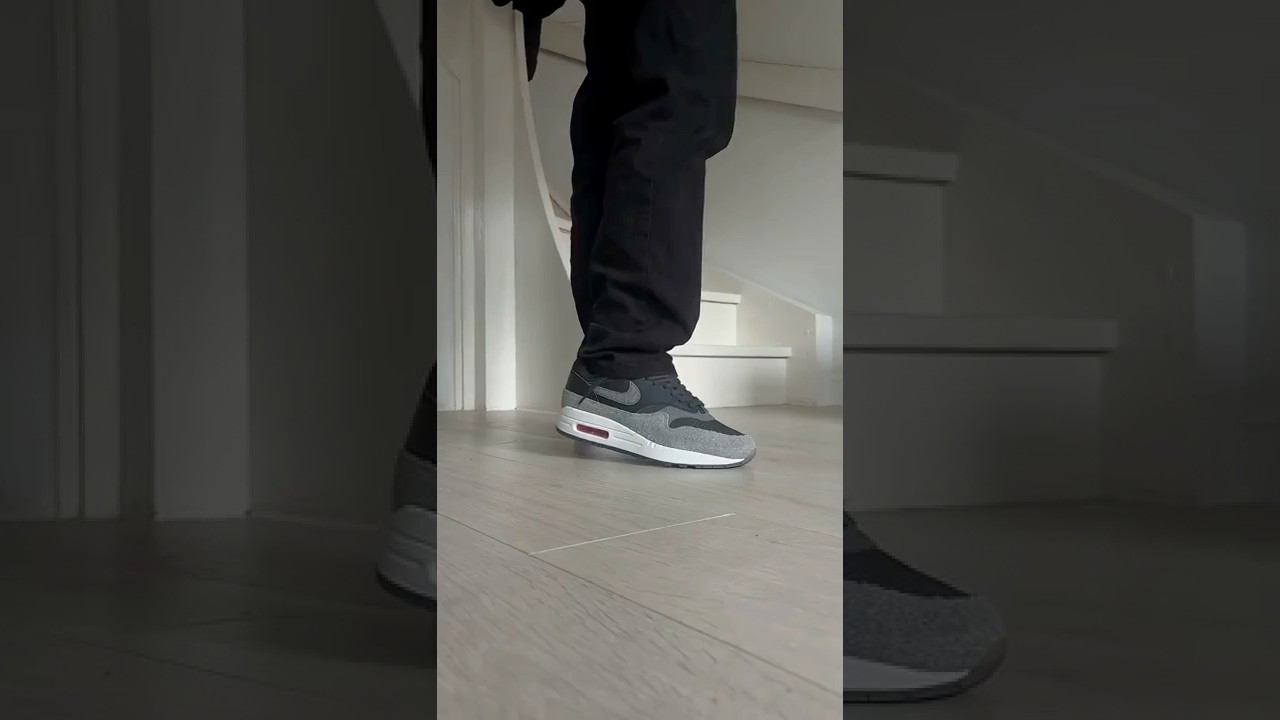 NIKE AIR MAX 1 DARK SMOKE GREY On Feet #nike #airmax1 #nikeairmax1
