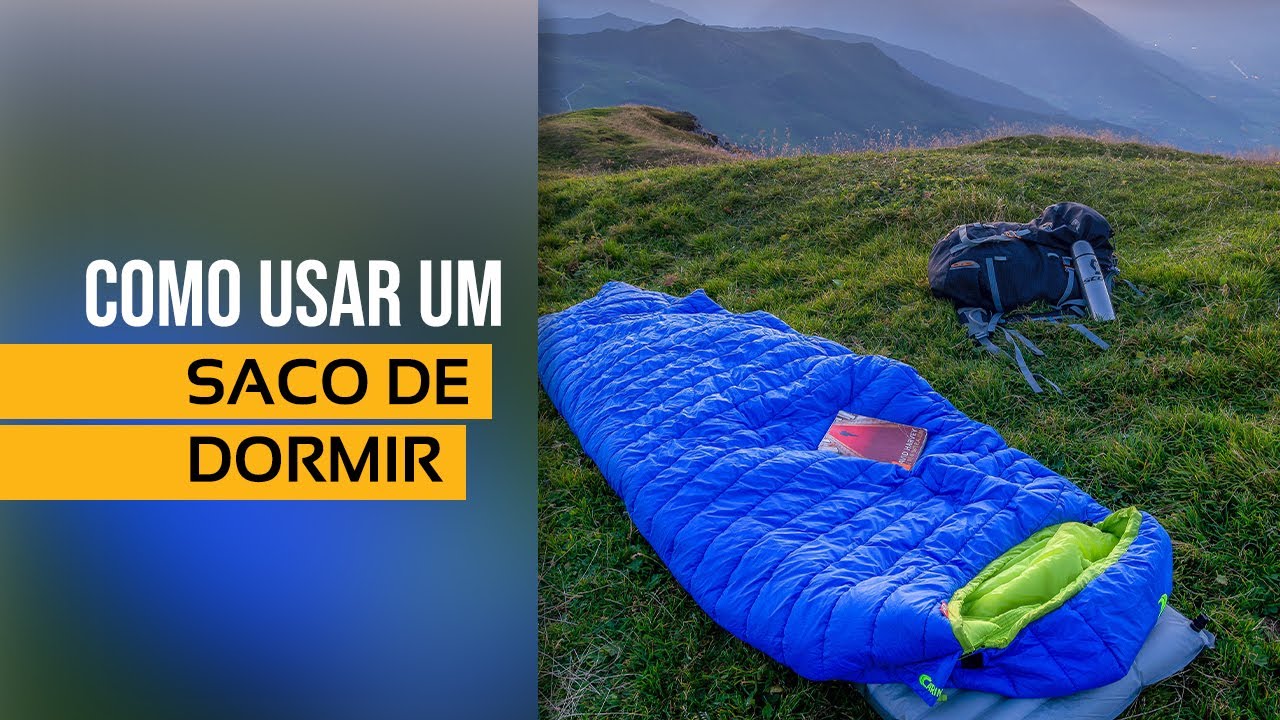 COMO USAR um Saco de Dormir ?
