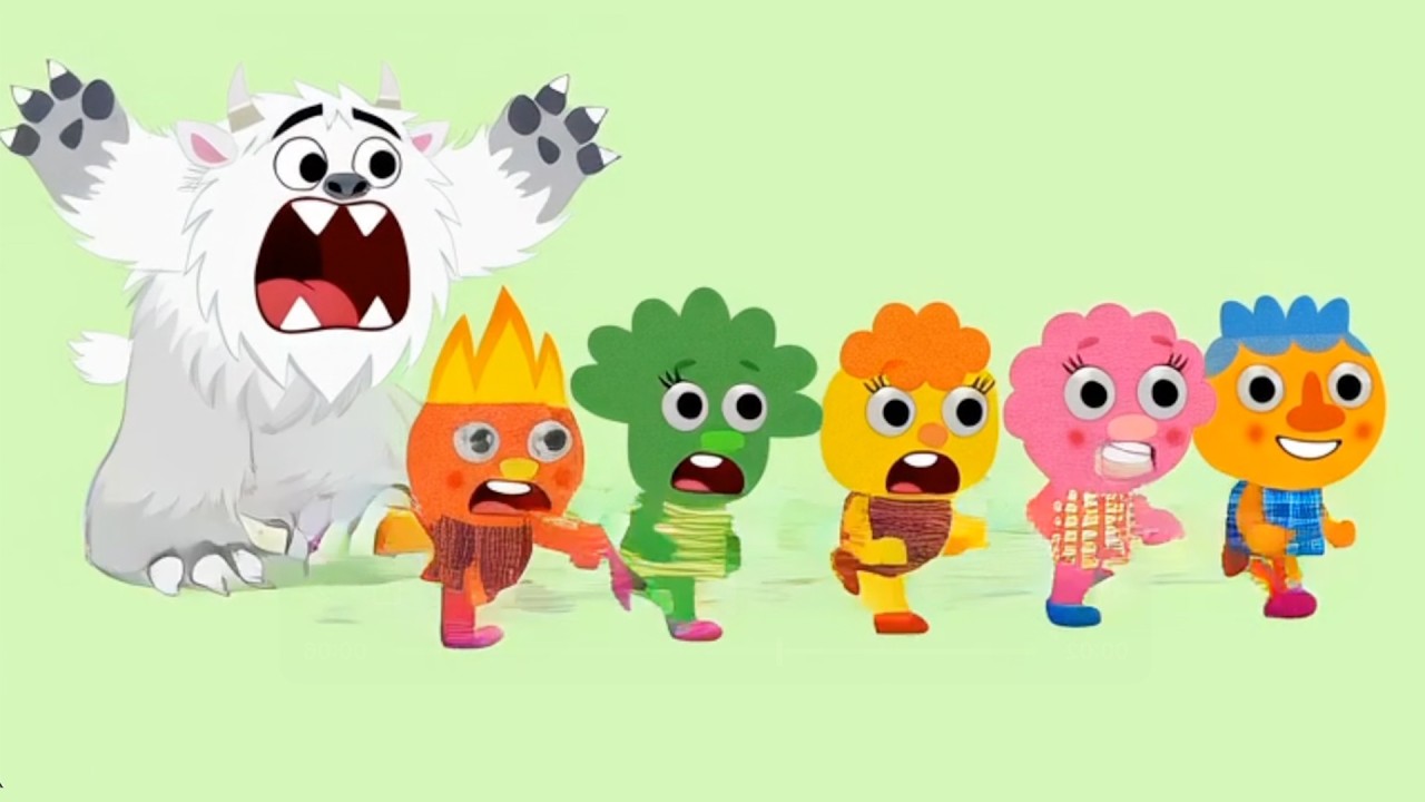 Noodle and Pals Running away from Yeti Effects | Sponsored By Klasky Csupo 2001 Effects