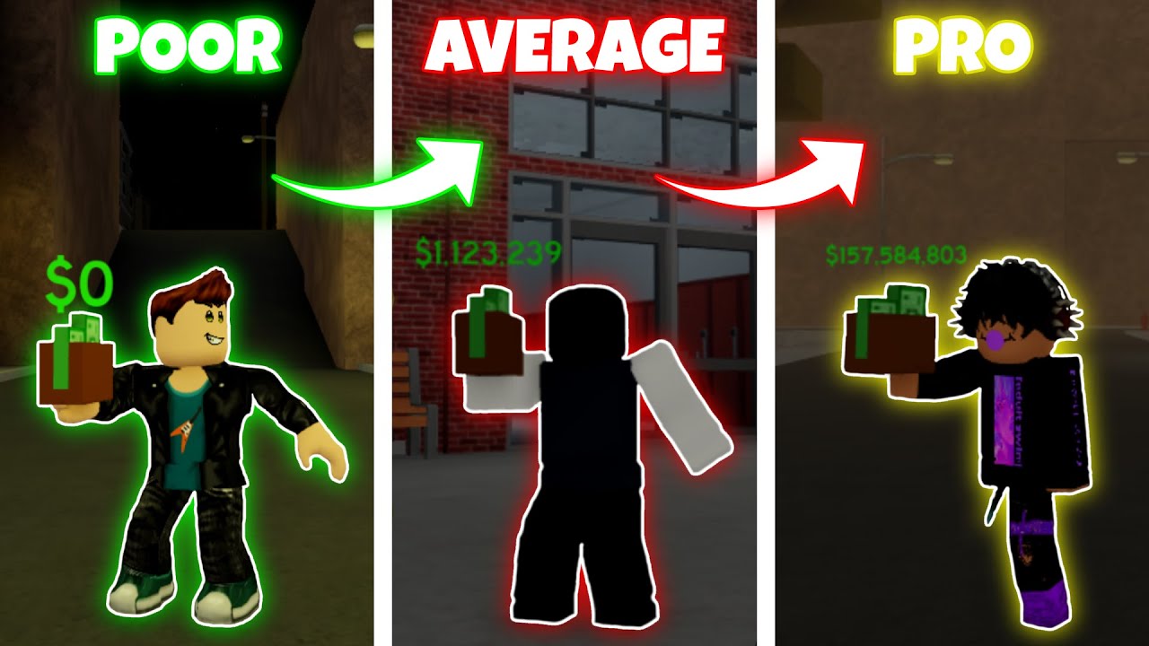Da Hood | Noob vs Average vs Pro (ROBLOX) #2