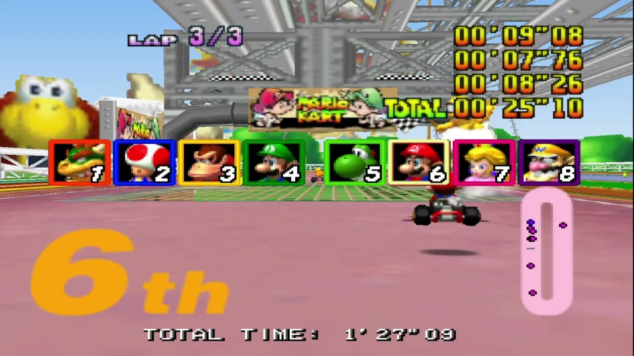 Trying to win on GCN Baby Park (Really Hard)