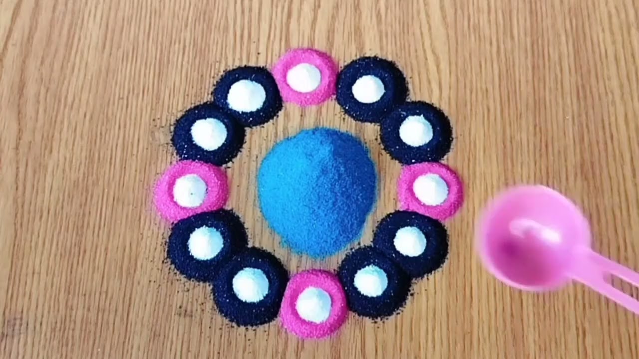 Beautiful and easy rangoli designs for  beginners#shorts#simple designs#viral#rangoli