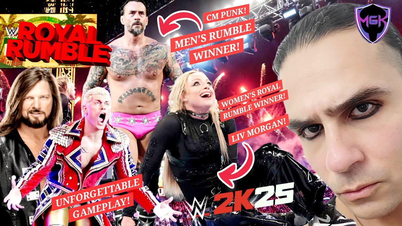 MGK PLAYS! *ROYAL RUMBLE* WWE 2K25! 🌟🔥🌟