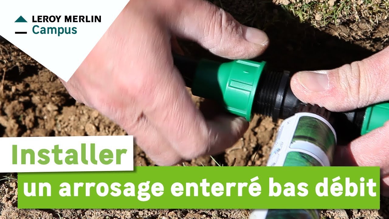 Comment installer un arrosage enterré spécial petites surfaces ? | Leroy Merlin