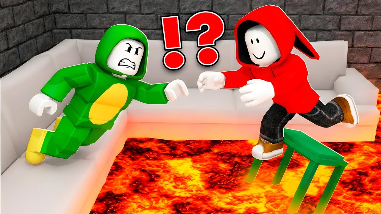 JJ and Mikey Get Attacked by Lava ?! (Maizen Roblox)