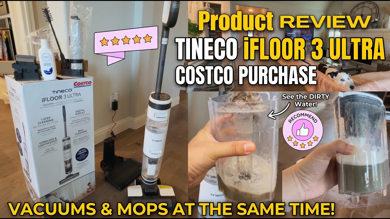 TINECO iFLOOR 3 ULTRA Product Review | COSTCO Purchase | Vacuums And Mops At The Same Time