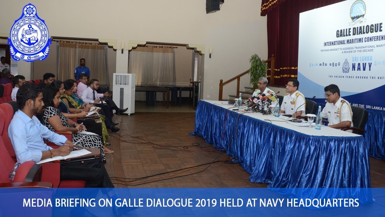 Navy calls media briefing to announce arrangements of forthcoming Galle Dialogue 2019