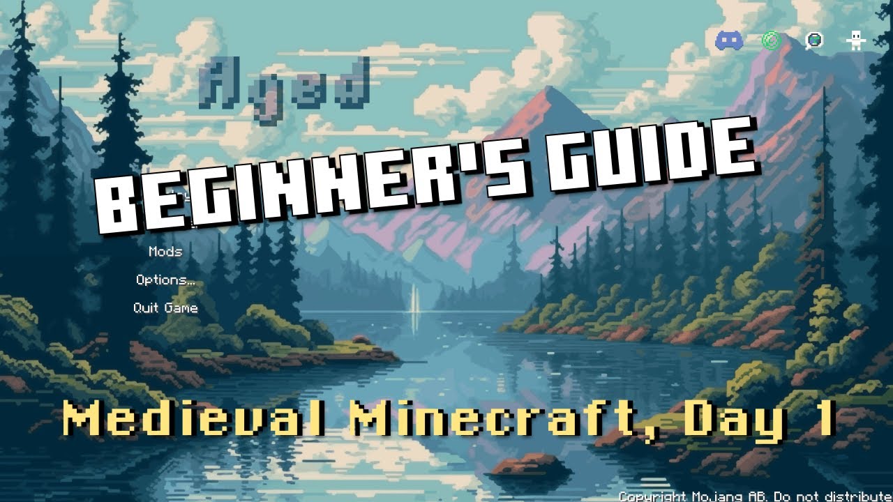 How to Survive Day 1 of Medieval RPG Minecraft - Aged, Day 1